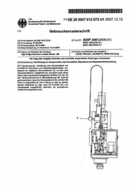 brevetto DE 20 2007 012 572 U1