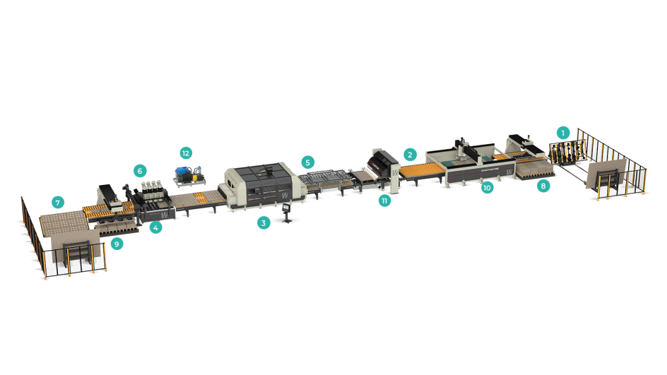 Hydrofinish full automatic line